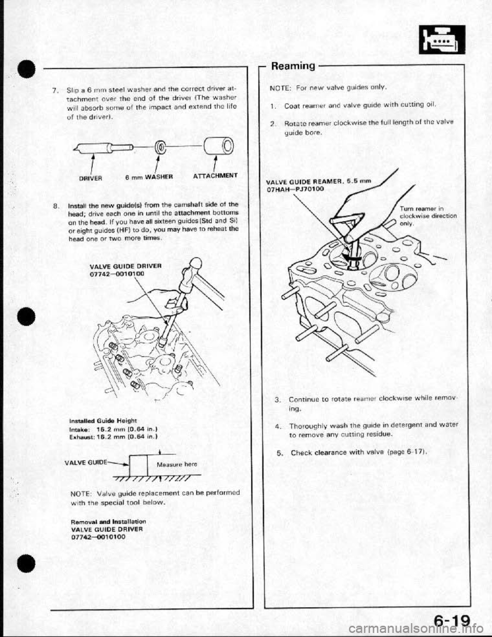HONDA CRX 1991 2.G Repair Manual HONDA CRX 1991 2.G Repair Manual