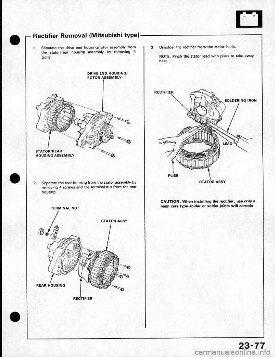 HONDA CRX 1991 2.G Workshop Manual HONDA CRX 1991 2.G Workshop Manual