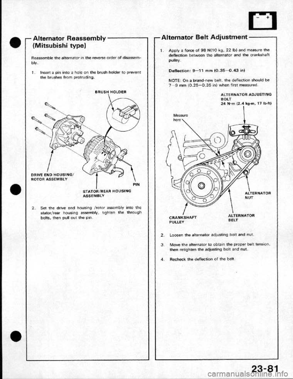 HONDA CRX 1991 2.G Workshop Manual HONDA CRX 1991 2.G Workshop Manual