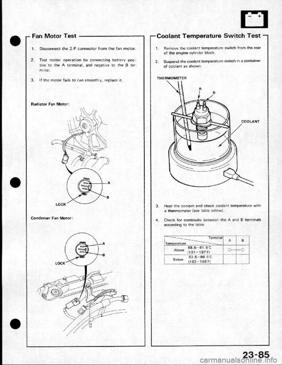HONDA CRX 1991 2.G Workshop Manual HONDA CRX 1991 2.G Workshop Manual