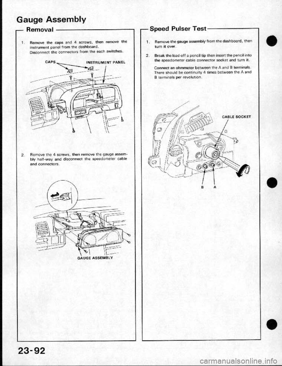 HONDA CRX 1991 2.G Workshop Manual HONDA CRX 1991 2.G Workshop Manual