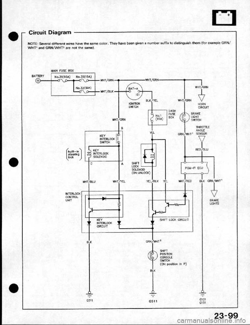 HONDA CRX 1991 2.G Workshop Manual 