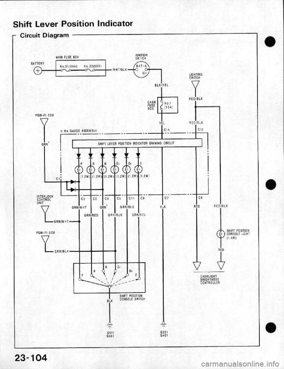 HONDA CRX 1991 2.G Workshop Manual 