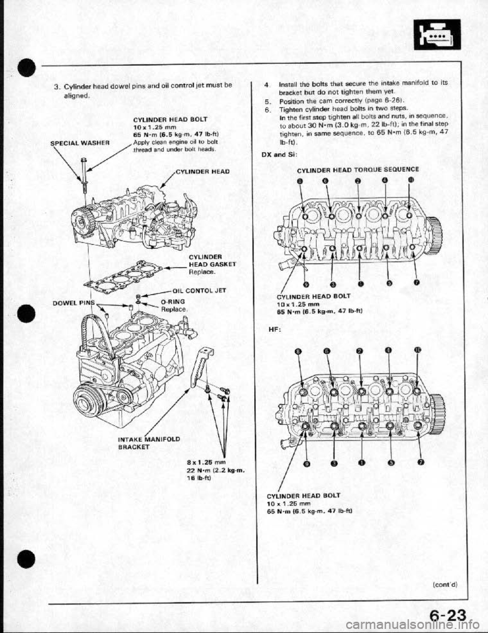 HONDA CRX 1991 2.G Repair Manual HONDA CRX 1991 2.G Repair Manual