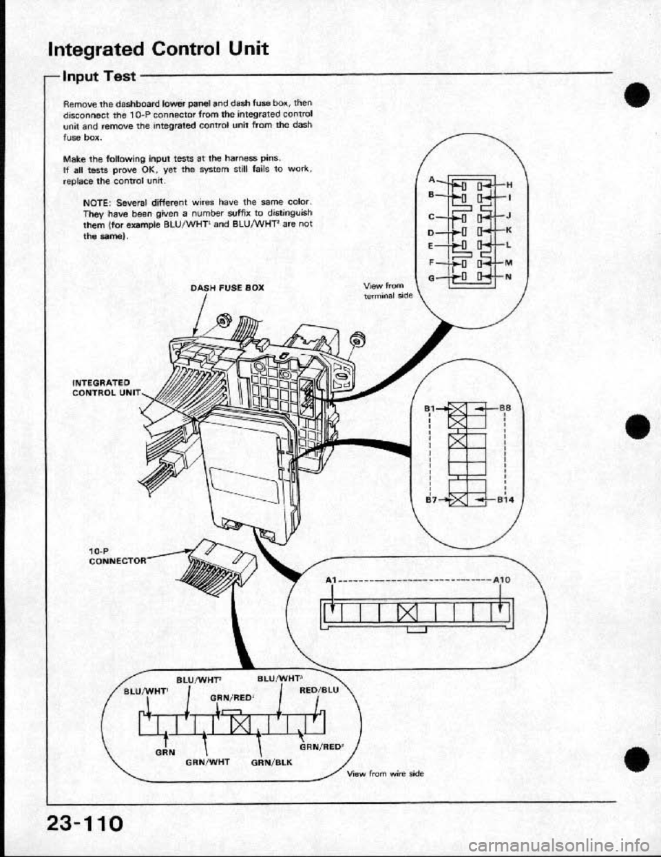 HONDA CRX 1991 2.G Workshop Manual 