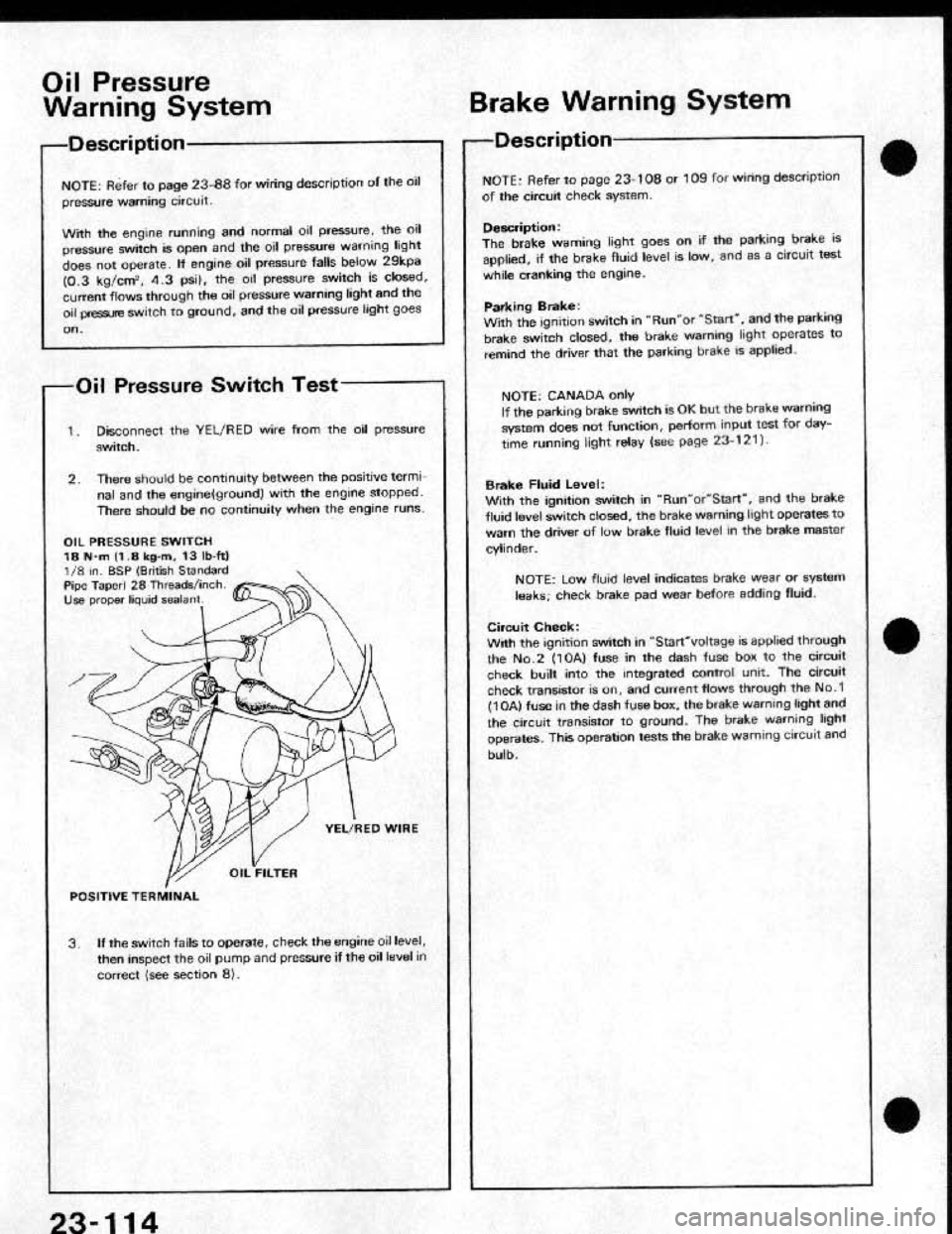 HONDA CRX 1991 2.G Workshop Manual 