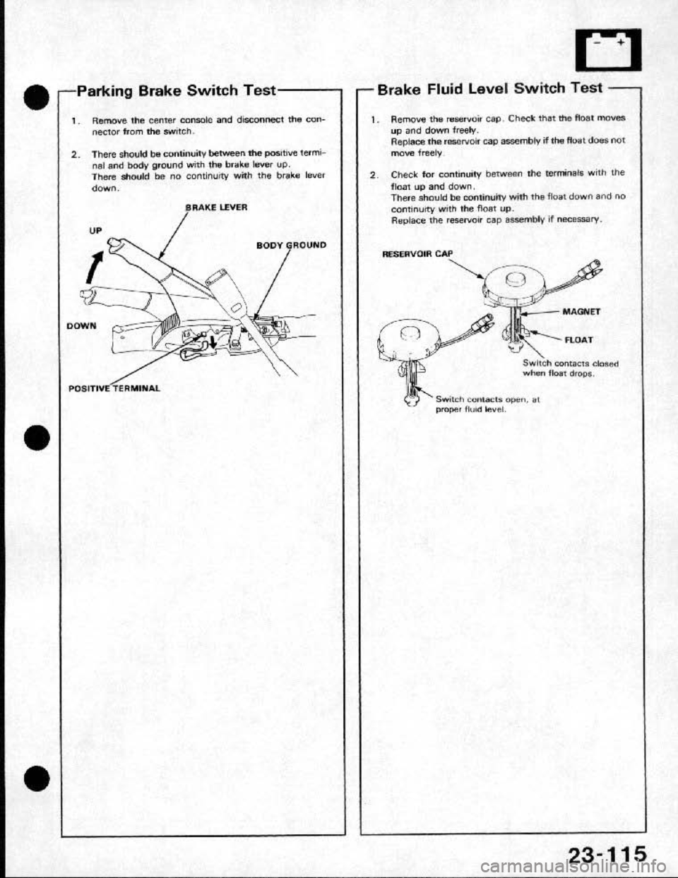 HONDA CRX 1991 2.G Workshop Manual 