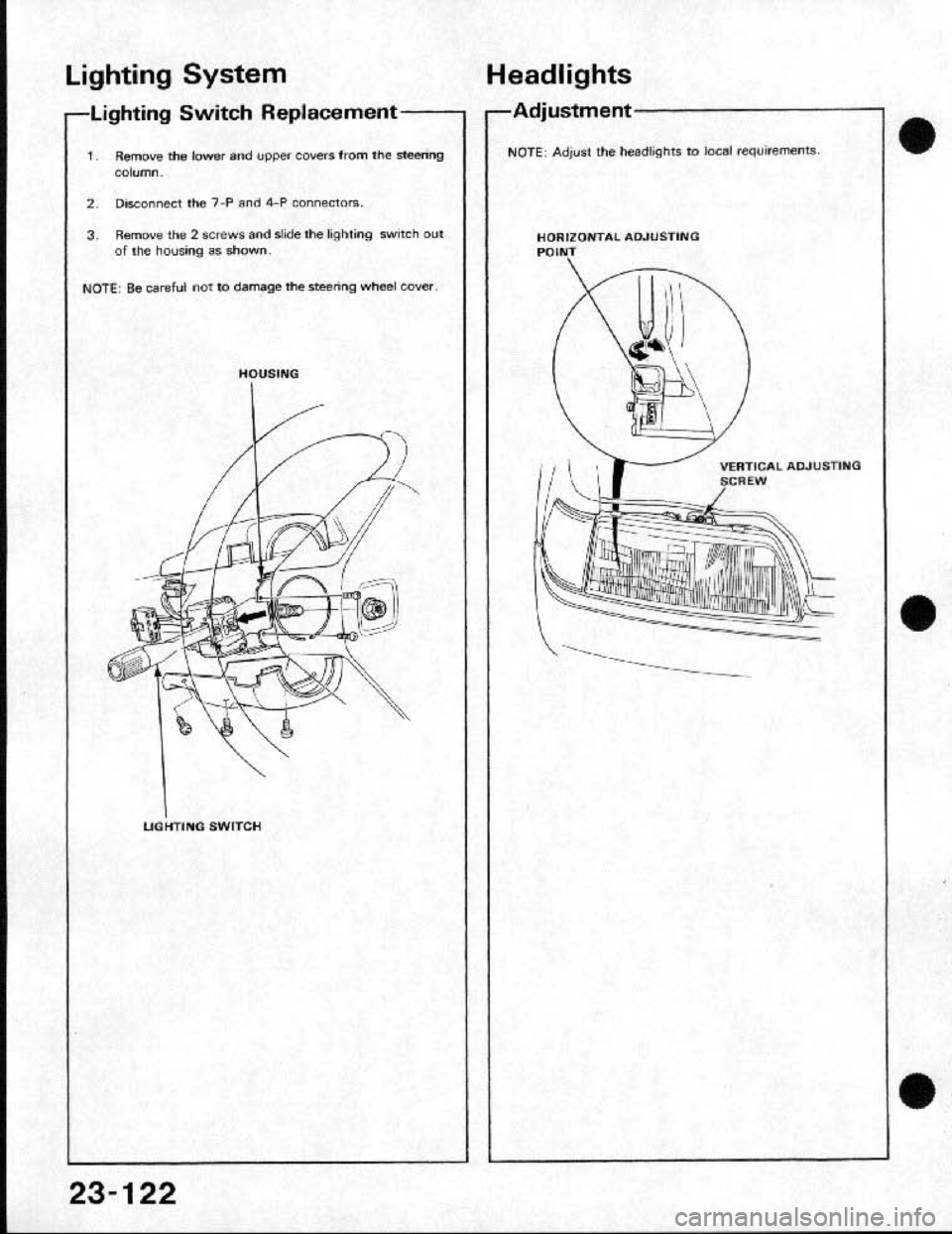 HONDA CRX 1991 2.G Workshop Manual 