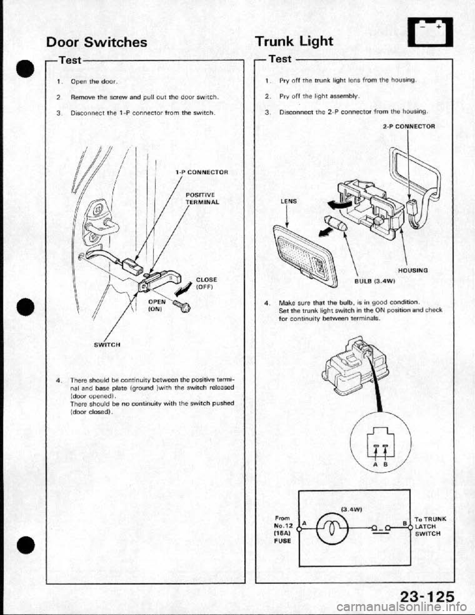 HONDA CRX 1991 2.G Workshop Manual HONDA CRX 1991 2.G Workshop Manual