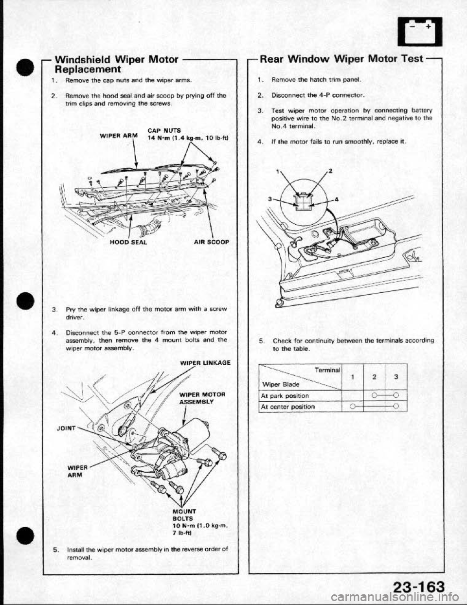 HONDA CRX 1991 2.G Workshop Manual 