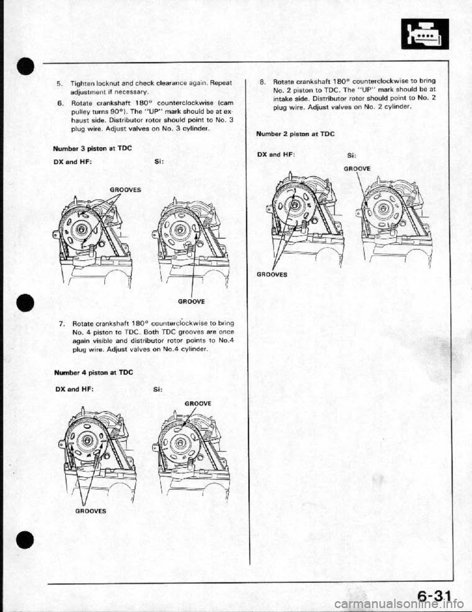 HONDA CRX 1991 2.G Repair Manual HONDA CRX 1991 2.G Repair Manual