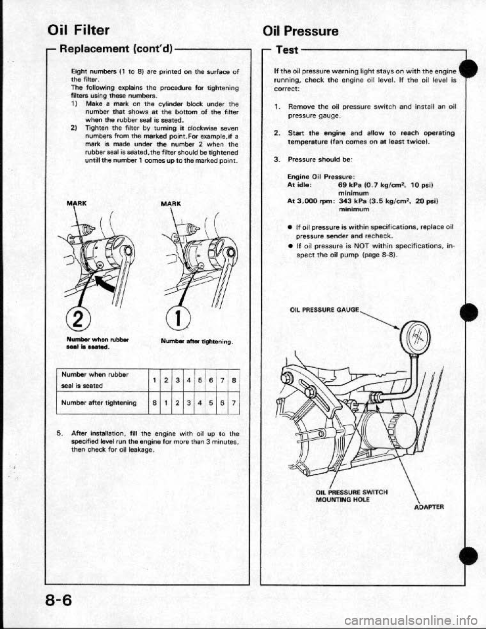 HONDA CRX 1991 2.G Owners Manual 