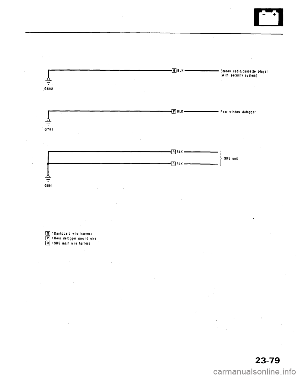 HONDA LEGEND 1991 2.G Workshop Manual 