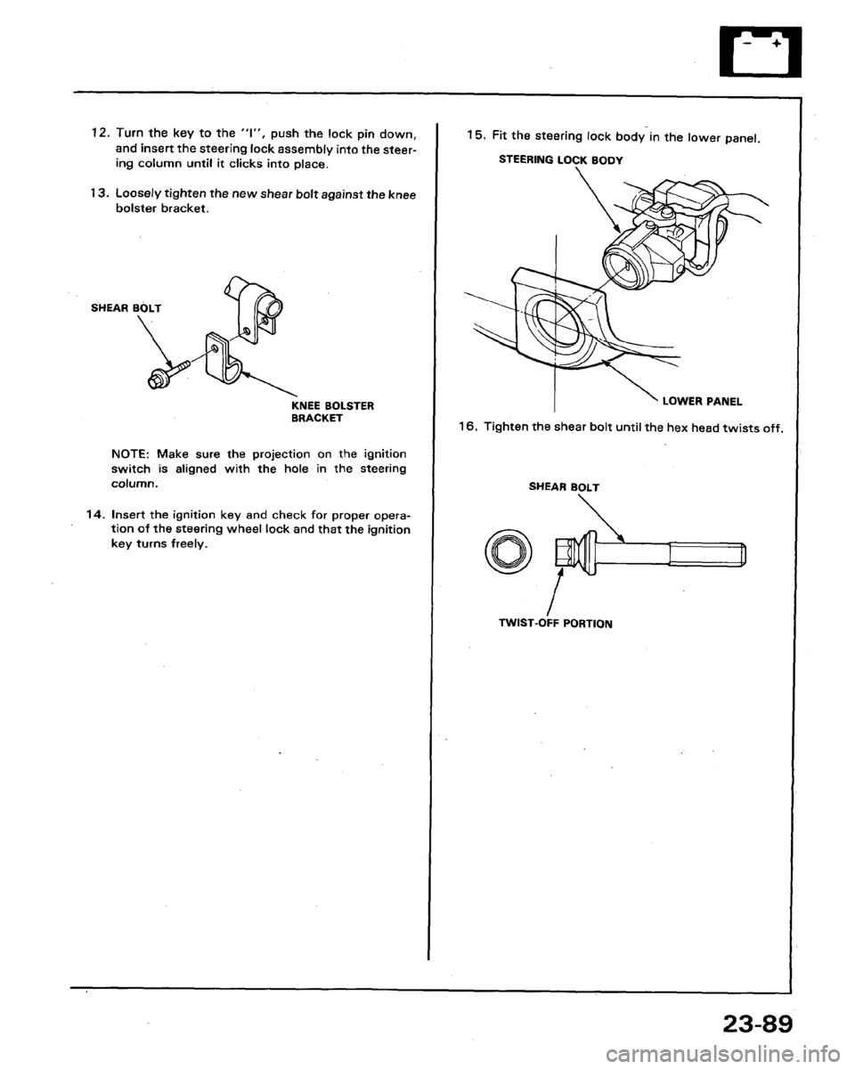 HONDA LEGEND 1991 2.G Workshop Manual 