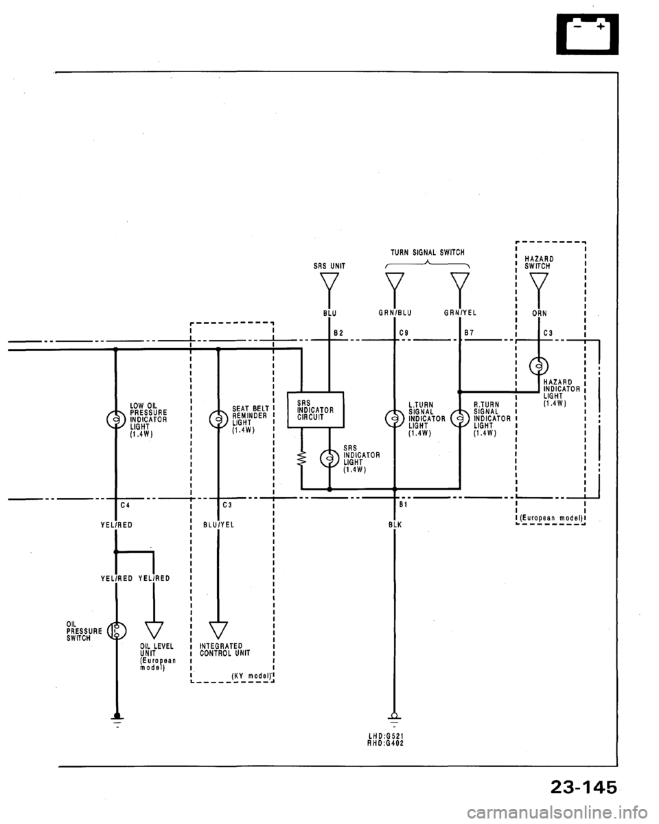HONDA LEGEND 1991 2.G Workshop Manual 