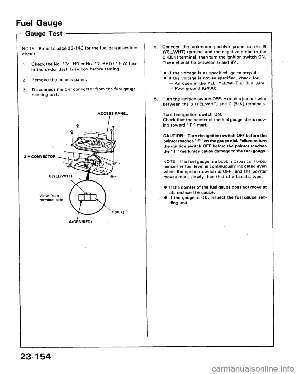 HONDA LEGEND 1991 2.G Workshop Manual 