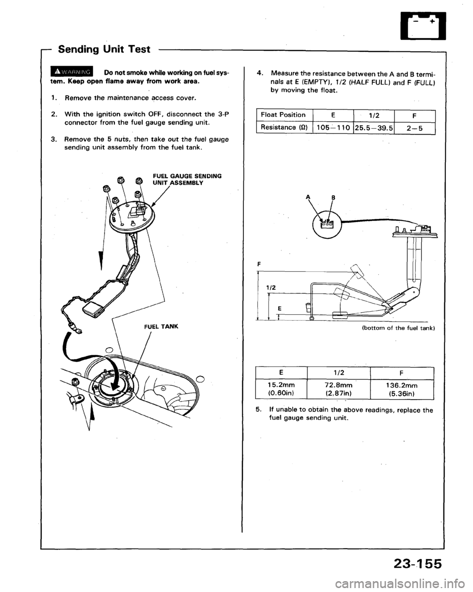 HONDA LEGEND 1991 2.G Workshop Manual 