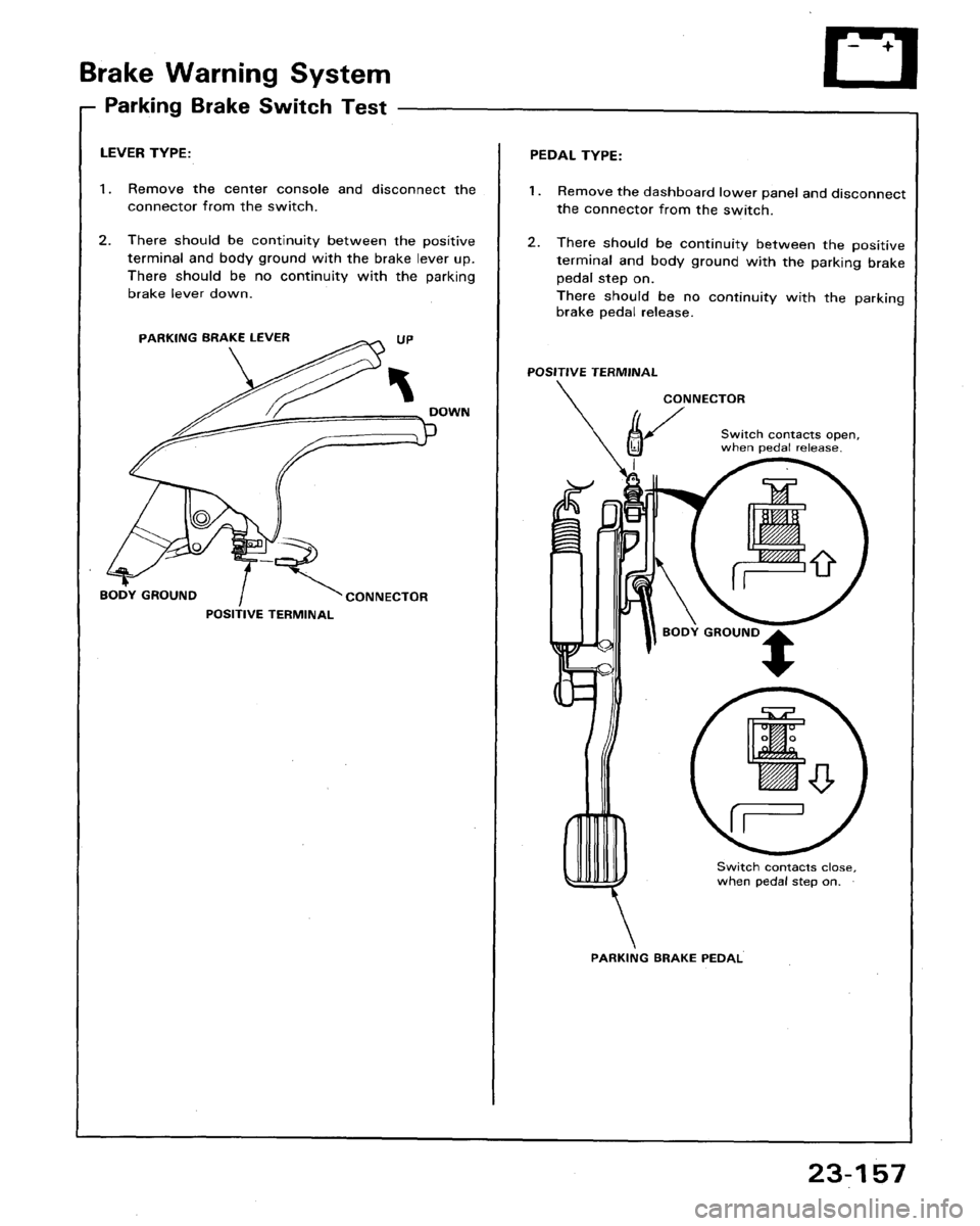 HONDA LEGEND 1991 2.G Workshop Manual 