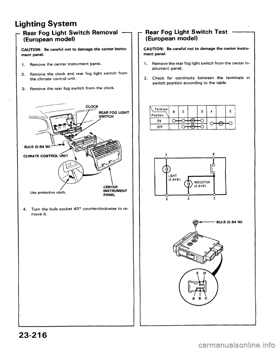 HONDA LEGEND 1991 2.G Workshop Manual HONDA LEGEND 1991 2.G Workshop Manual