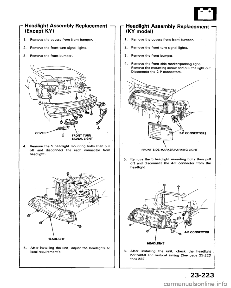 HONDA LEGEND 1991 2.G Workshop Manual HONDA LEGEND 1991 2.G Workshop Manual