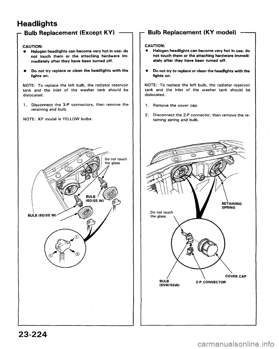 HONDA LEGEND 1991 2.G Workshop Manual HONDA LEGEND 1991 2.G Workshop Manual