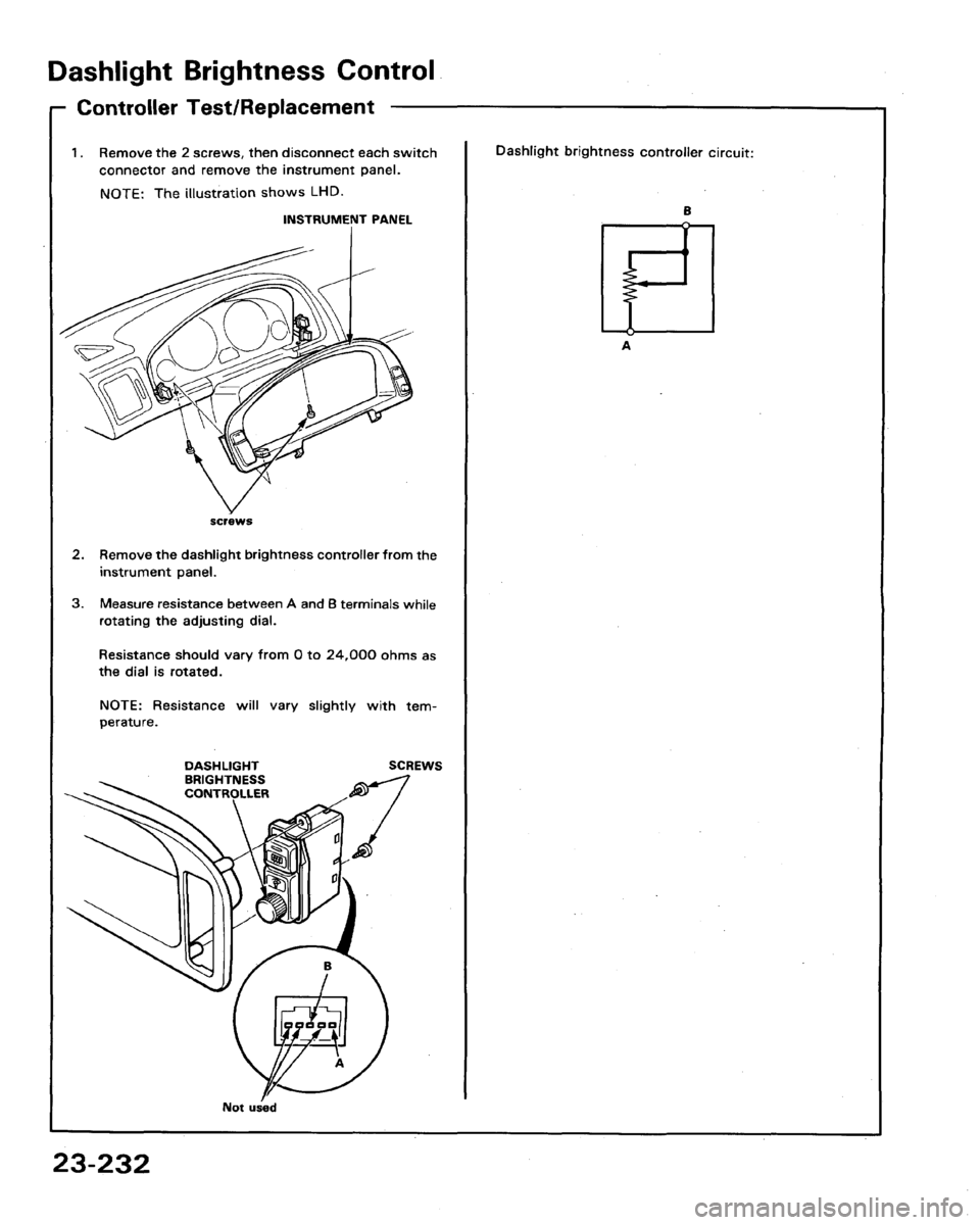 HONDA LEGEND 1991 2.G Workshop Manual HONDA LEGEND 1991 2.G Workshop Manual