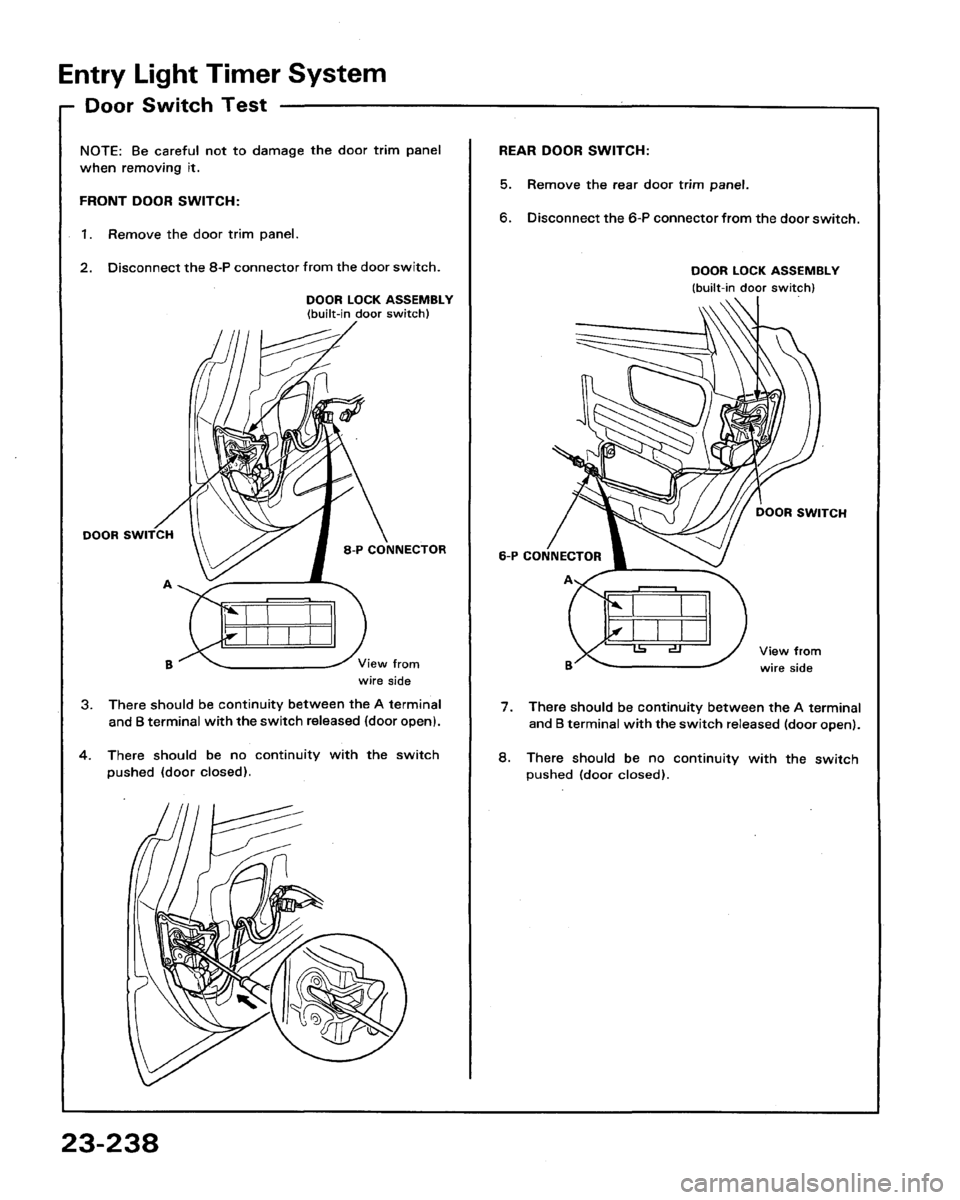 HONDA LEGEND 1991 2.G Workshop Manual HONDA LEGEND 1991 2.G Workshop Manual