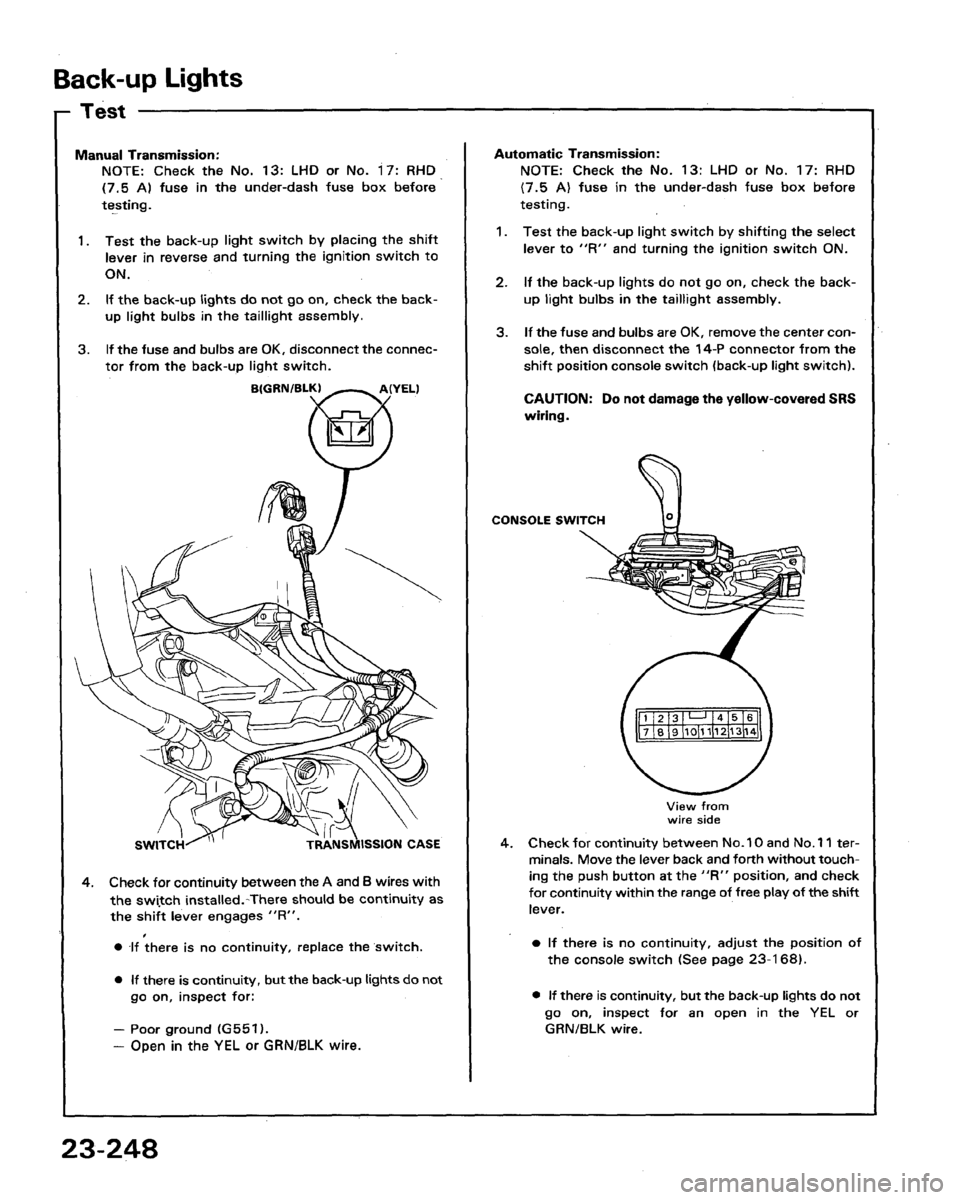HONDA LEGEND 1991 2.G Workshop Manual HONDA LEGEND 1991 2.G Workshop Manual
