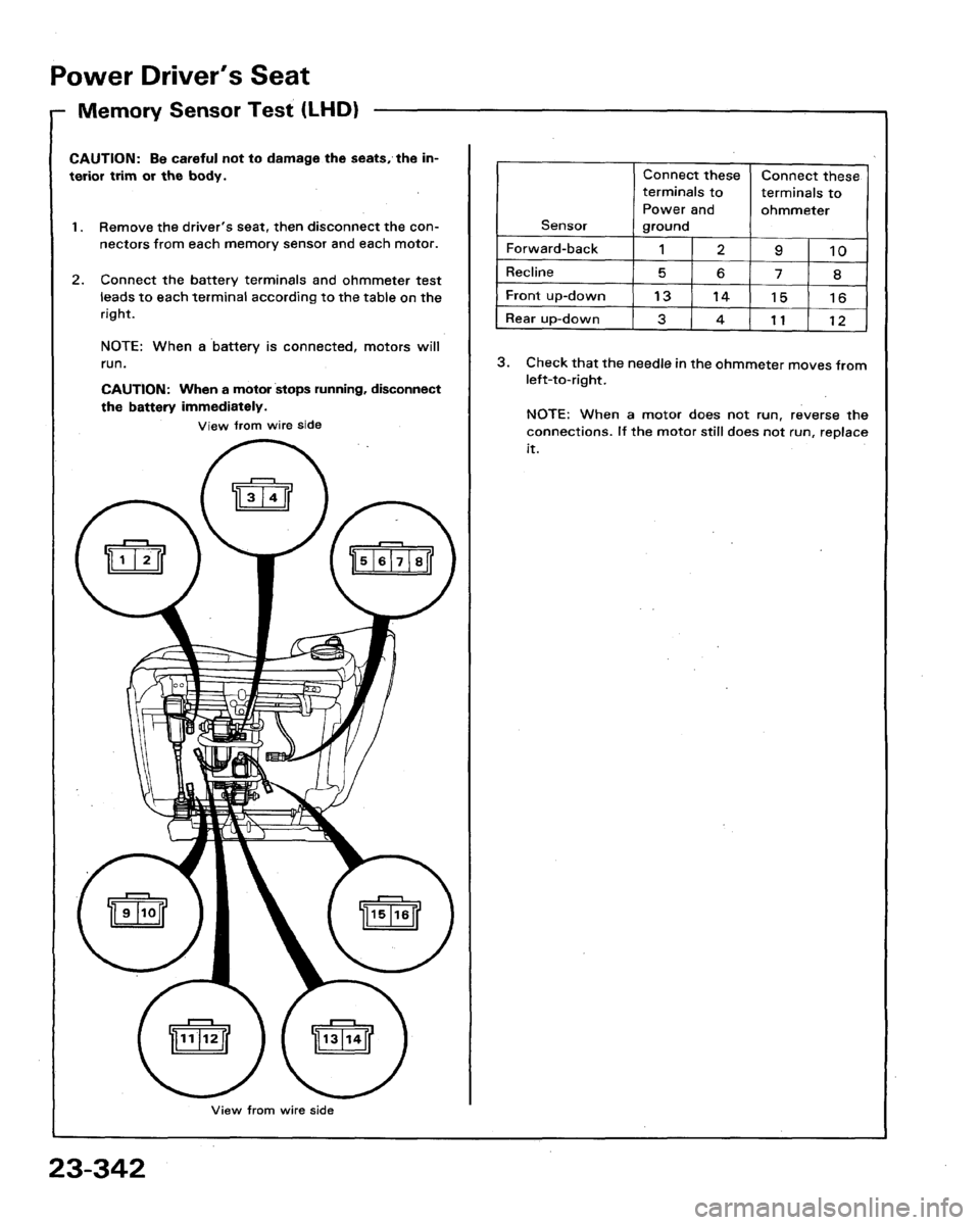 HONDA LEGEND 1991 2.G Workshop Manual HONDA LEGEND 1991 2.G Workshop Manual