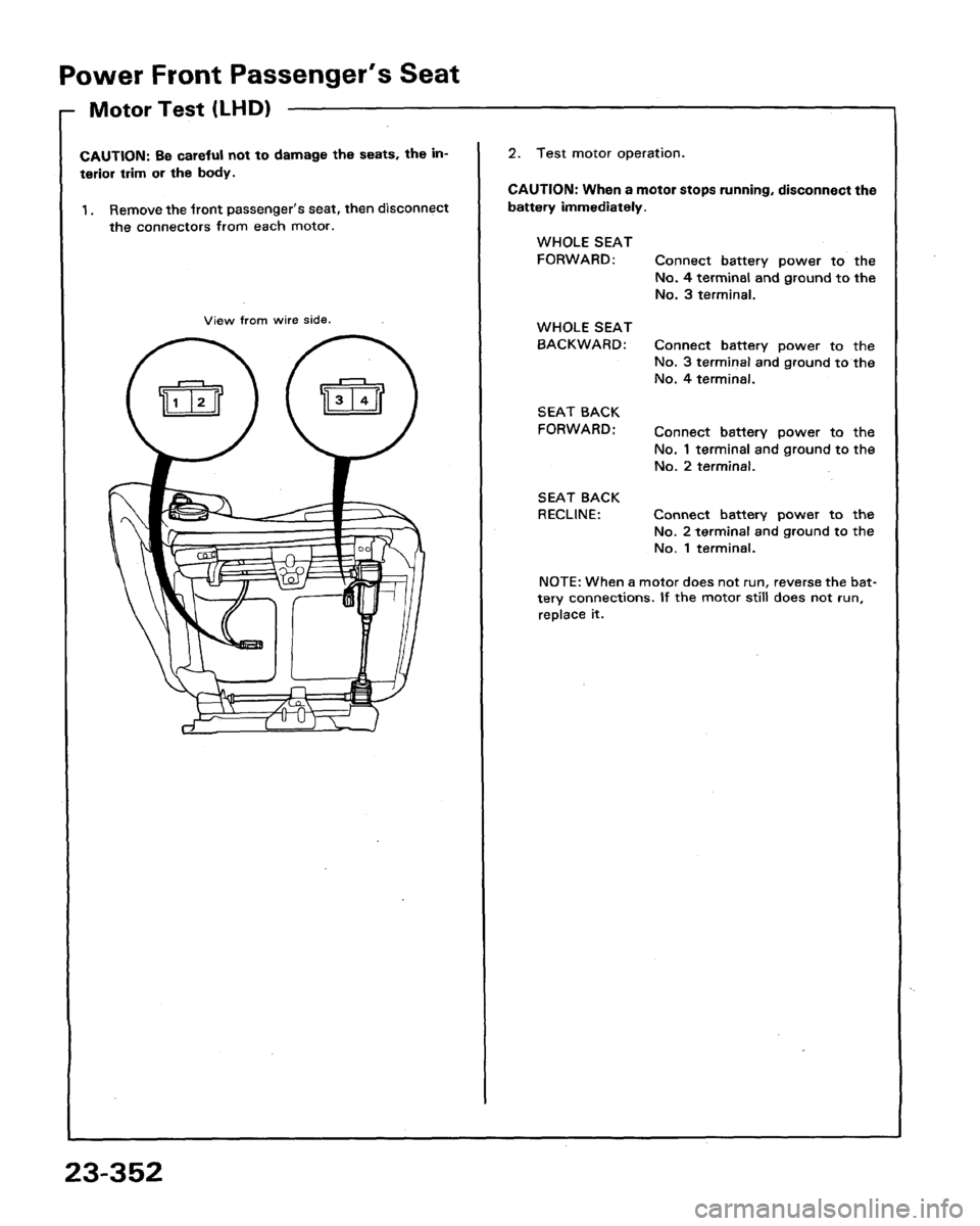 HONDA LEGEND 1991 2.G Workshop Manual HONDA LEGEND 1991 2.G Workshop Manual