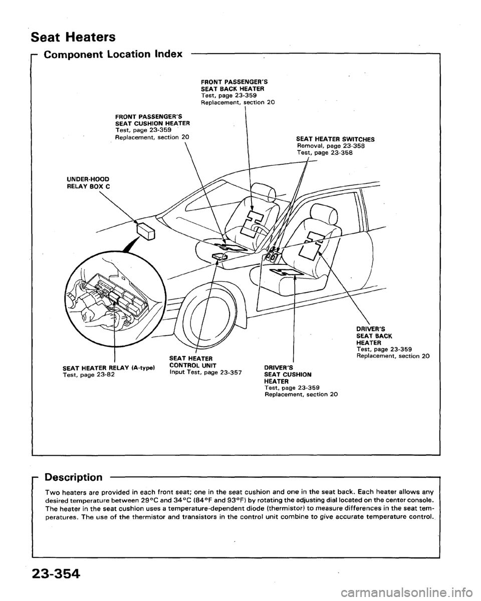 HONDA LEGEND 1991 2.G Workshop Manual HONDA LEGEND 1991 2.G Workshop Manual