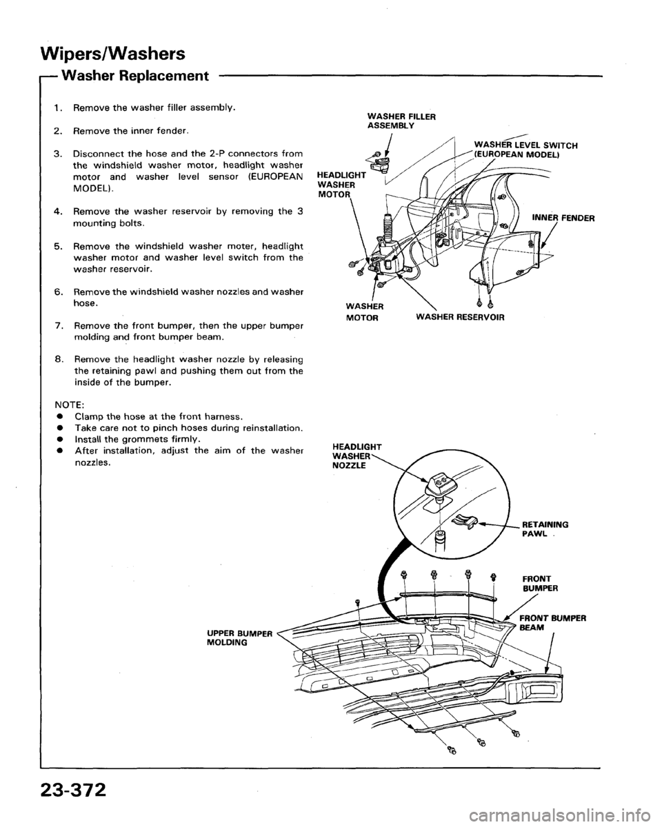 HONDA LEGEND 1991 2.G Workshop Manual HONDA LEGEND 1991 2.G Workshop Manual