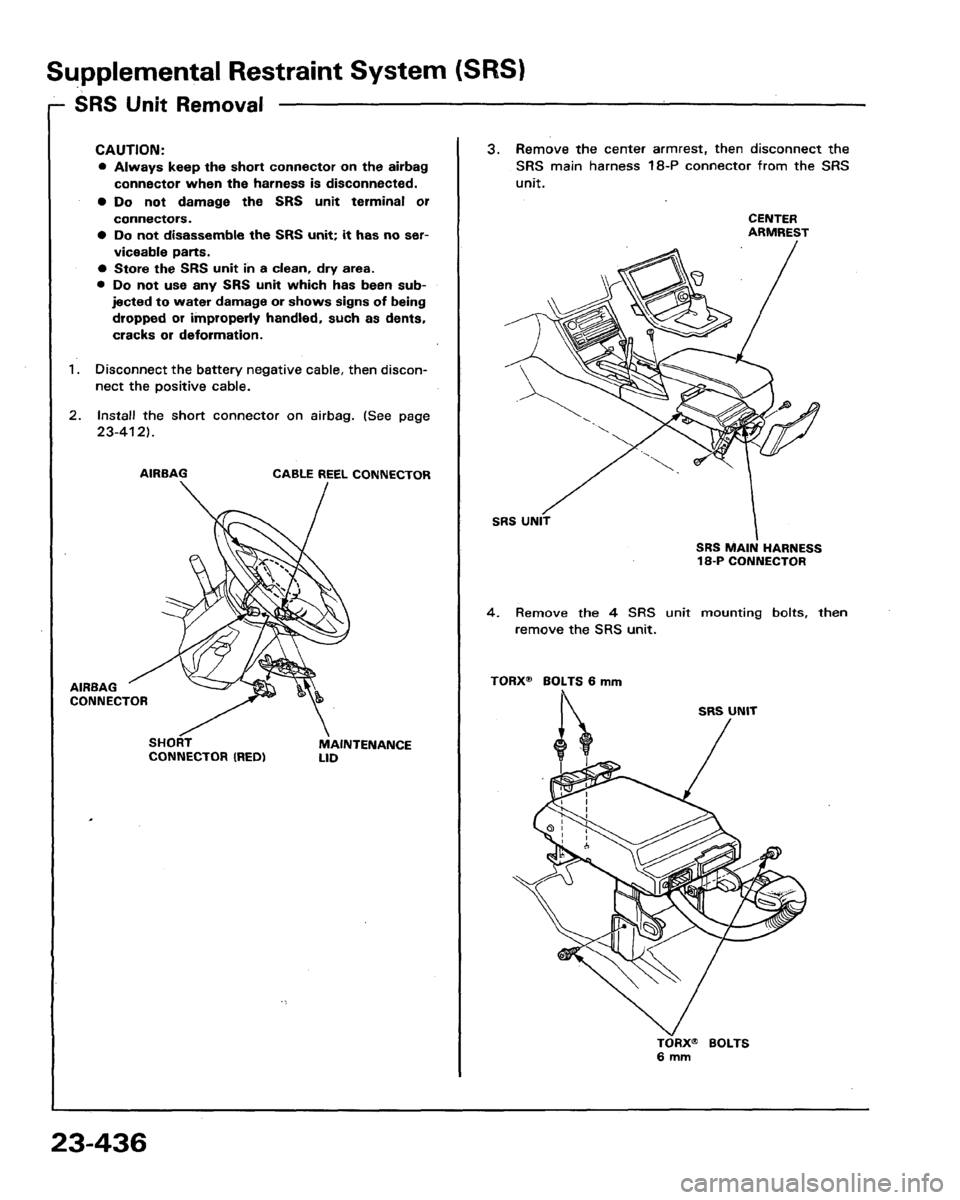 HONDA LEGEND 1991 2.G Workshop Manual HONDA LEGEND 1991 2.G Workshop Manual