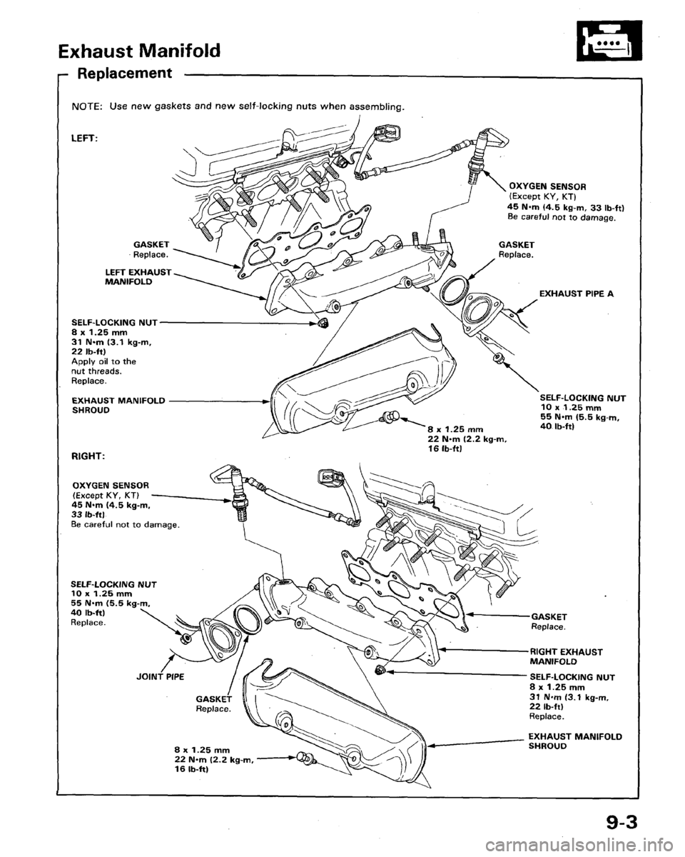 HONDA LEGEND 1991 2.G Workshop Manual 