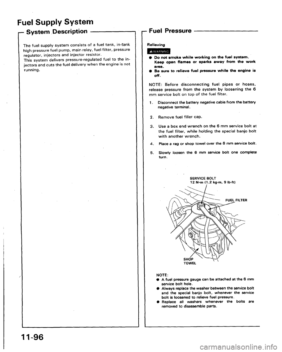 HONDA LEGEND 1991 2.G Workshop Manual HONDA LEGEND 1991 2.G Workshop Manual