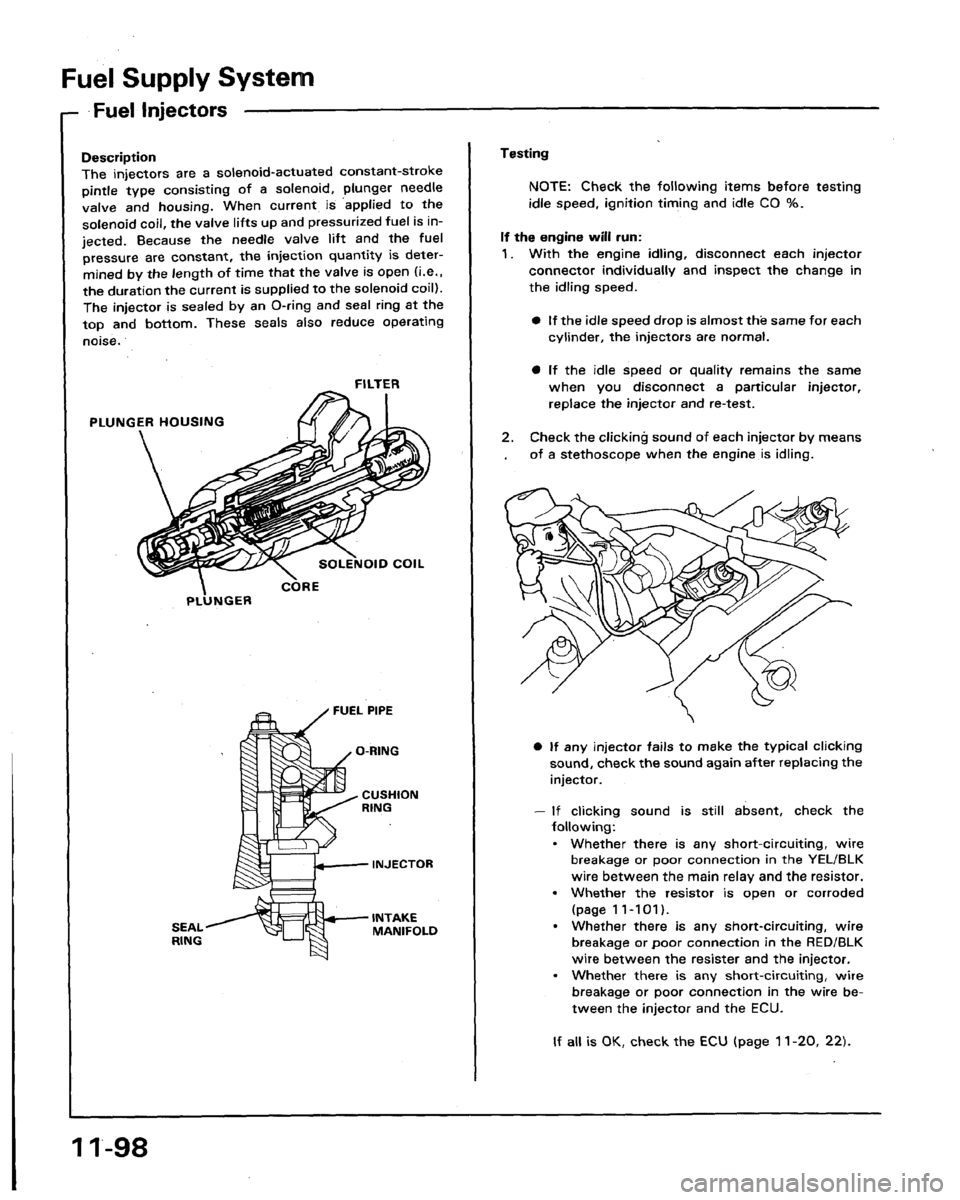 HONDA LEGEND 1991 2.G Workshop Manual HONDA LEGEND 1991 2.G Workshop Manual
