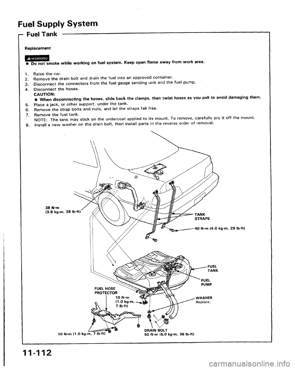 HONDA LEGEND 1991 2.G Workshop Manual HONDA LEGEND 1991 2.G Workshop Manual