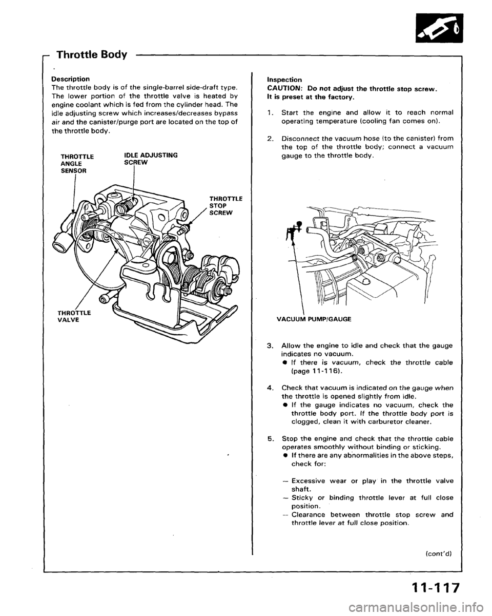 HONDA LEGEND 1991 2.G Workshop Manual HONDA LEGEND 1991 2.G Workshop Manual