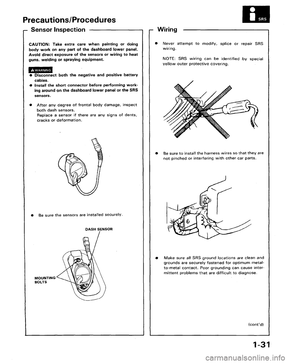 HONDA LEGEND 1991 2.G Owners Guide 