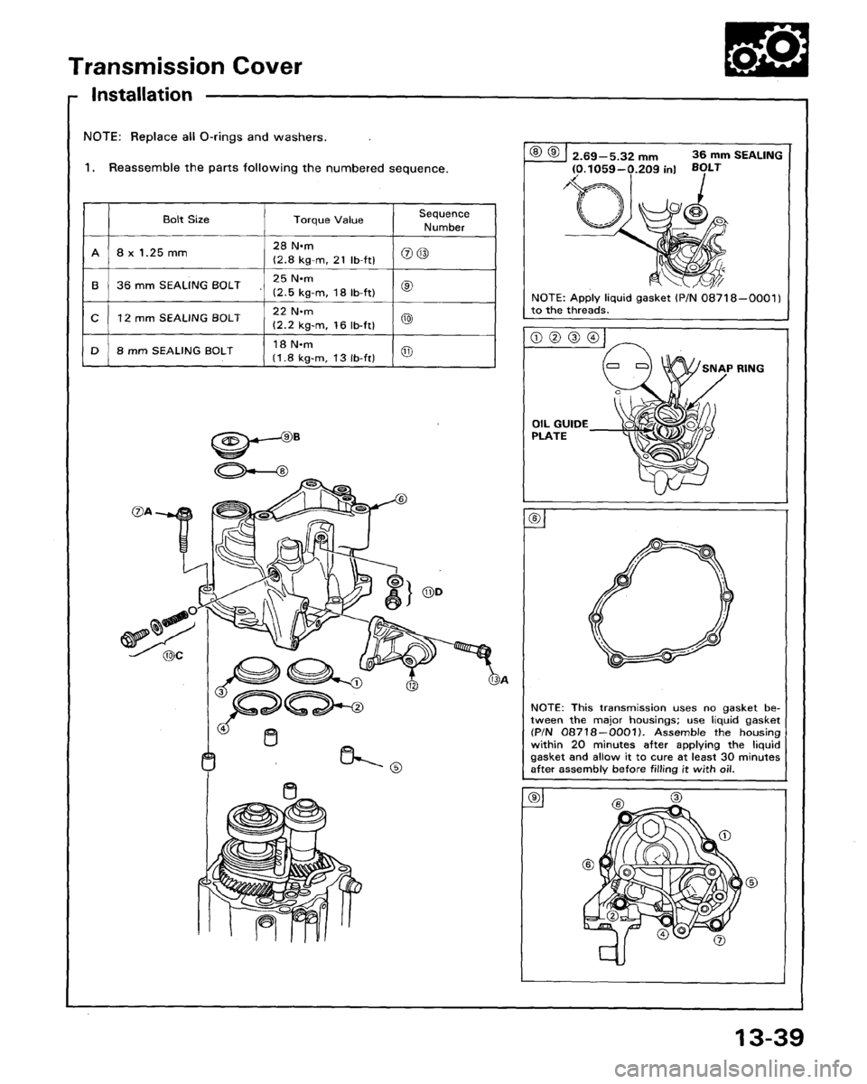HONDA LEGEND 1991 2.G Workshop Manual HONDA LEGEND 1991 2.G Workshop Manual