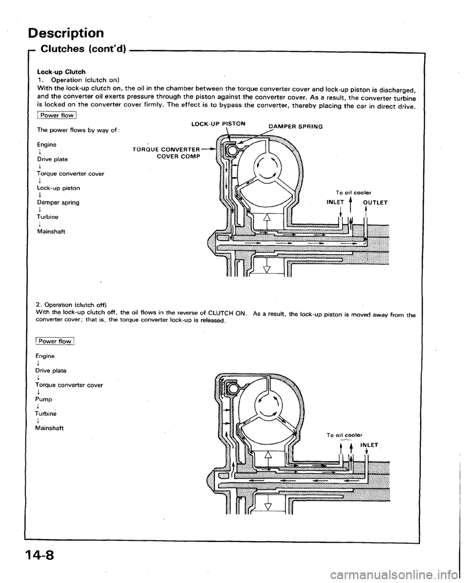HONDA LEGEND 1991 2.G Workshop Manual 