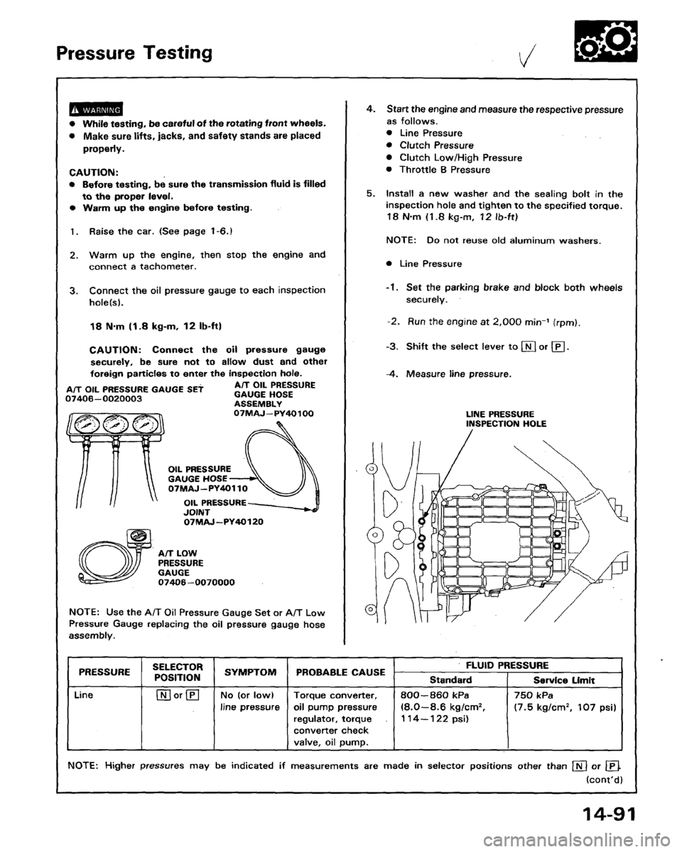 HONDA LEGEND 1991 2.G Workshop Manual HONDA LEGEND 1991 2.G Workshop Manual