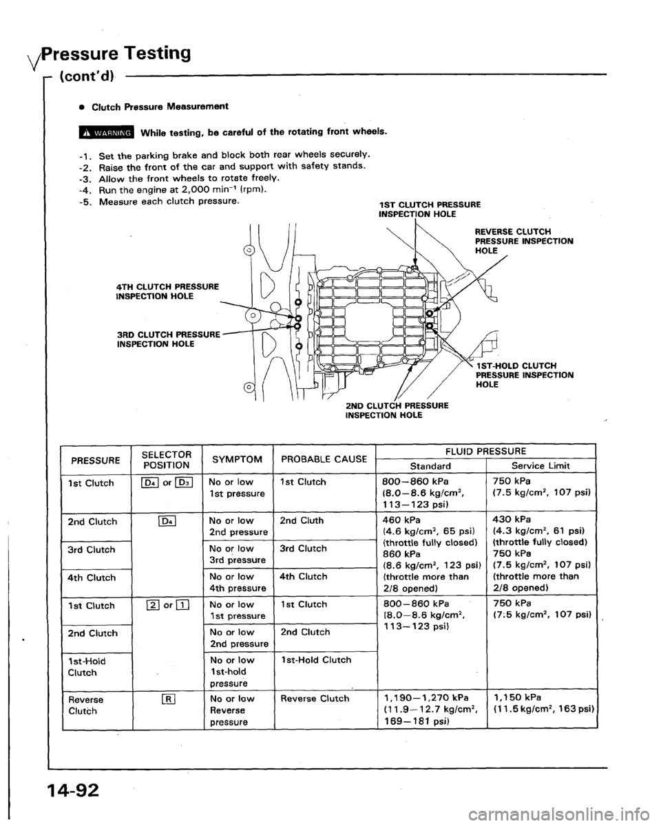 HONDA LEGEND 1991 2.G Workshop Manual HONDA LEGEND 1991 2.G Workshop Manual