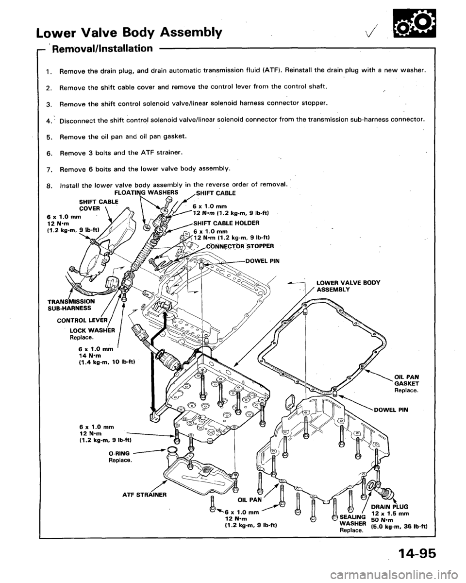 HONDA LEGEND 1991 2.G Workshop Manual HONDA LEGEND 1991 2.G Workshop Manual