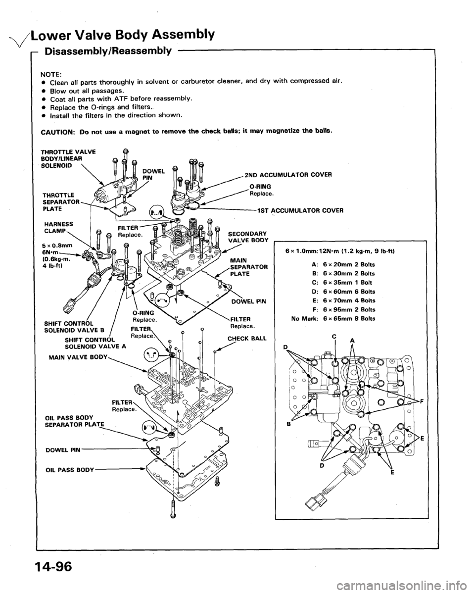 HONDA LEGEND 1991 2.G Workshop Manual HONDA LEGEND 1991 2.G Workshop Manual