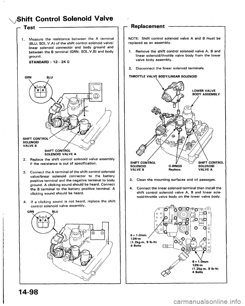HONDA LEGEND 1991 2.G Workshop Manual HONDA LEGEND 1991 2.G Workshop Manual