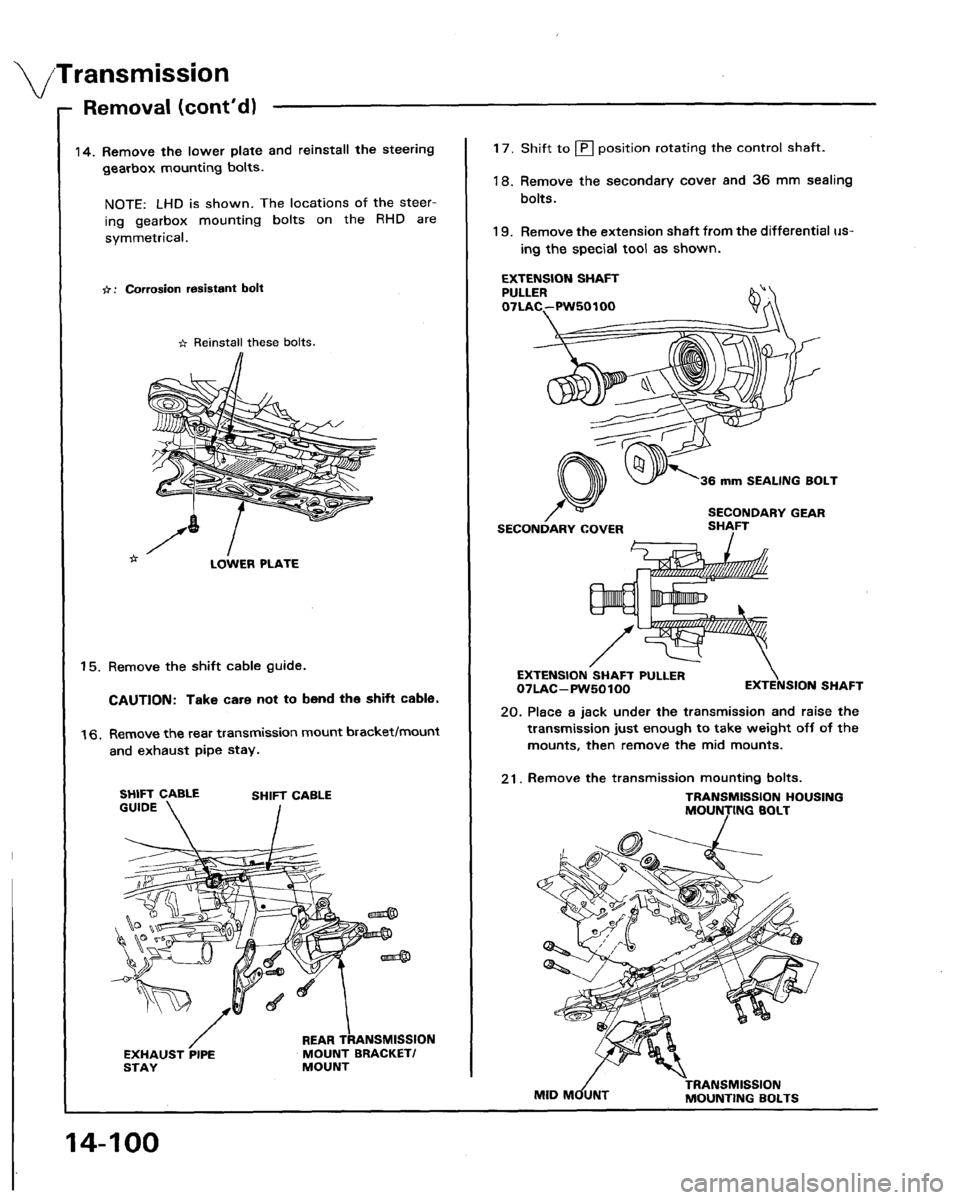 HONDA LEGEND 1991 2.G Workshop Manual HONDA LEGEND 1991 2.G Workshop Manual
