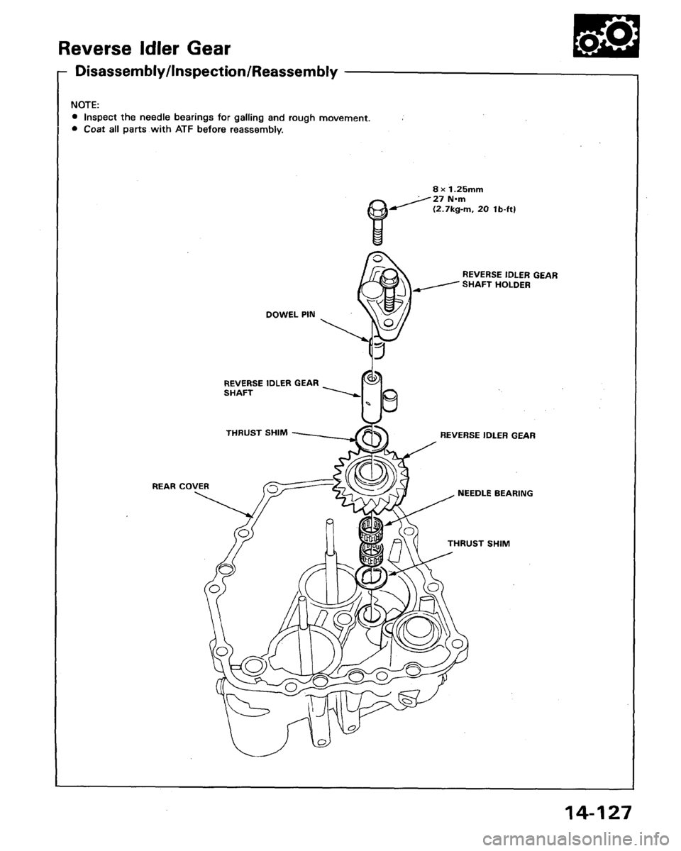 HONDA LEGEND 1991 2.G Workshop Manual HONDA LEGEND 1991 2.G Workshop Manual