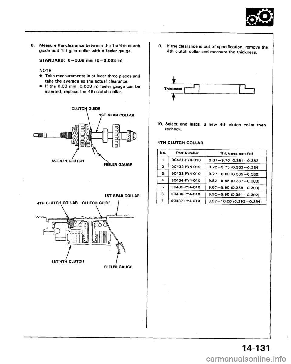 HONDA LEGEND 1991 2.G Workshop Manual HONDA LEGEND 1991 2.G Workshop Manual