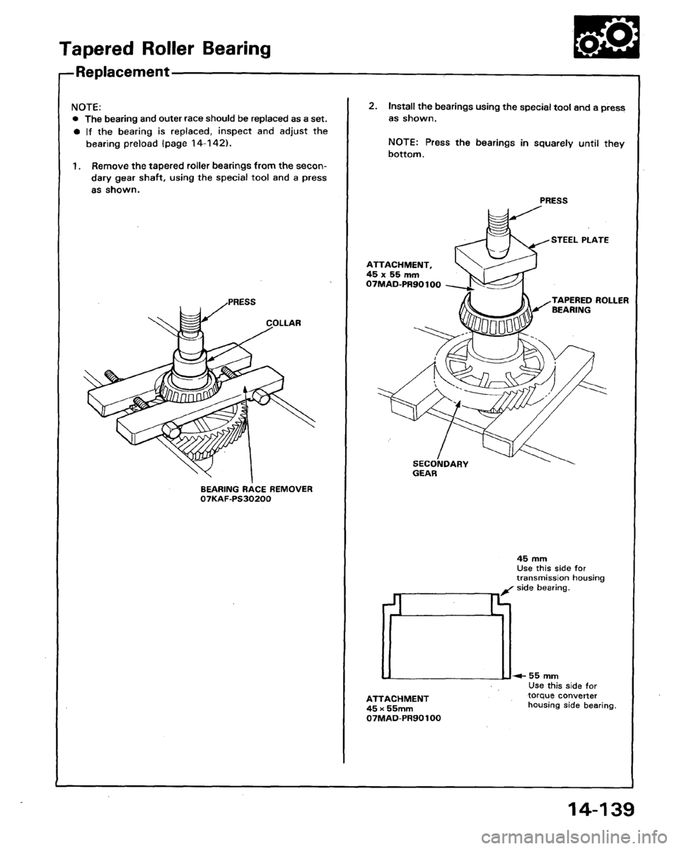 HONDA LEGEND 1991 2.G Workshop Manual HONDA LEGEND 1991 2.G Workshop Manual
